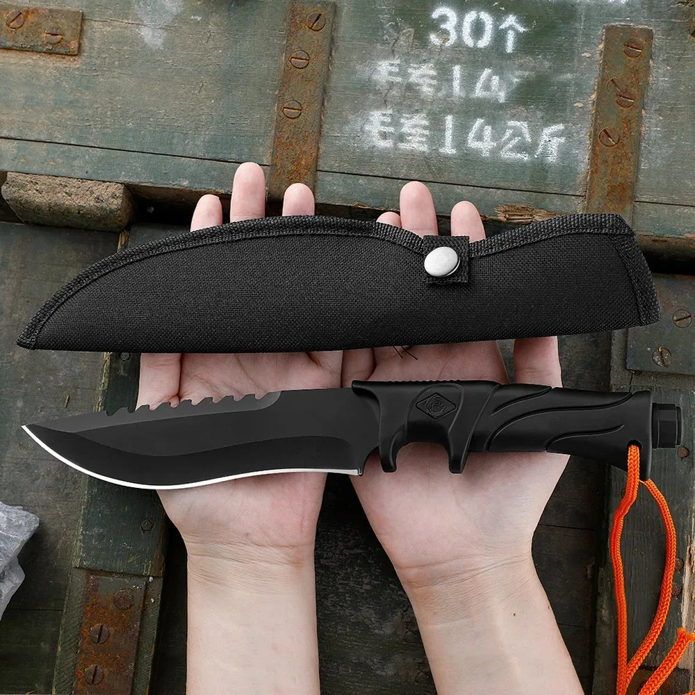 Edc Carry Fixed Blade - Cuchillo de Hoja Fija, Alta Dureza,