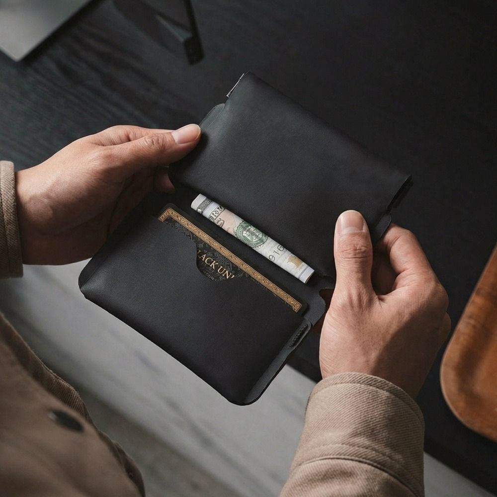 Edc Carry Coins - Cartera Plegable Ultraligera Mini con Hebilla