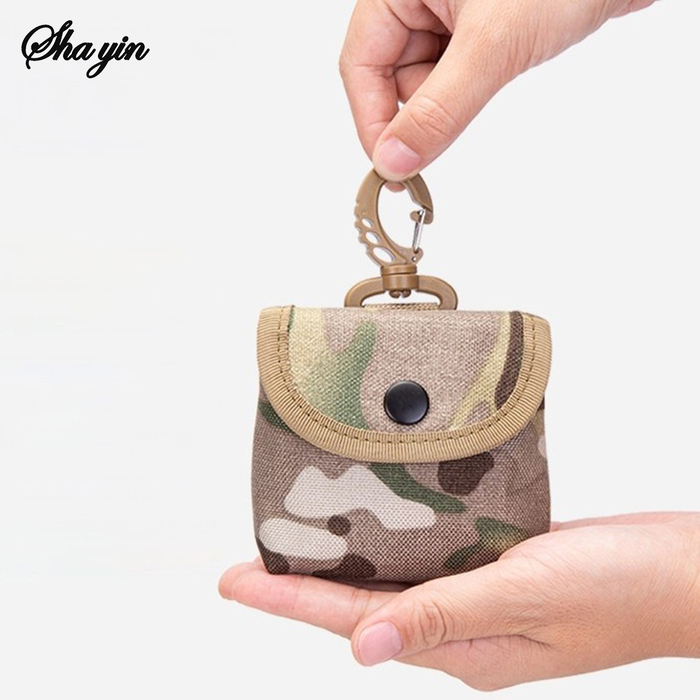 Edc Carry Coins - Mini bolso impermeable para llavero de