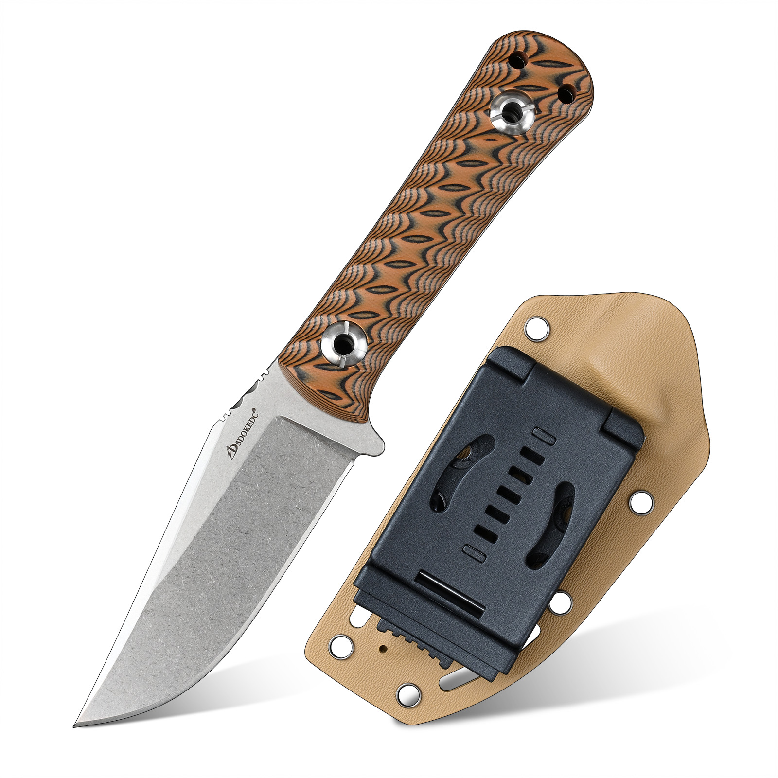 Edc Carry Fixed Blade - SDOKEDC Herramienta manual portátil para cortar