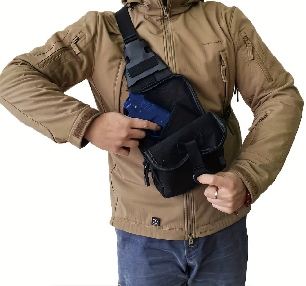 Bolso táctico tipo bandolera p - Edc Concealed Carry Sling Bag reseña y precio