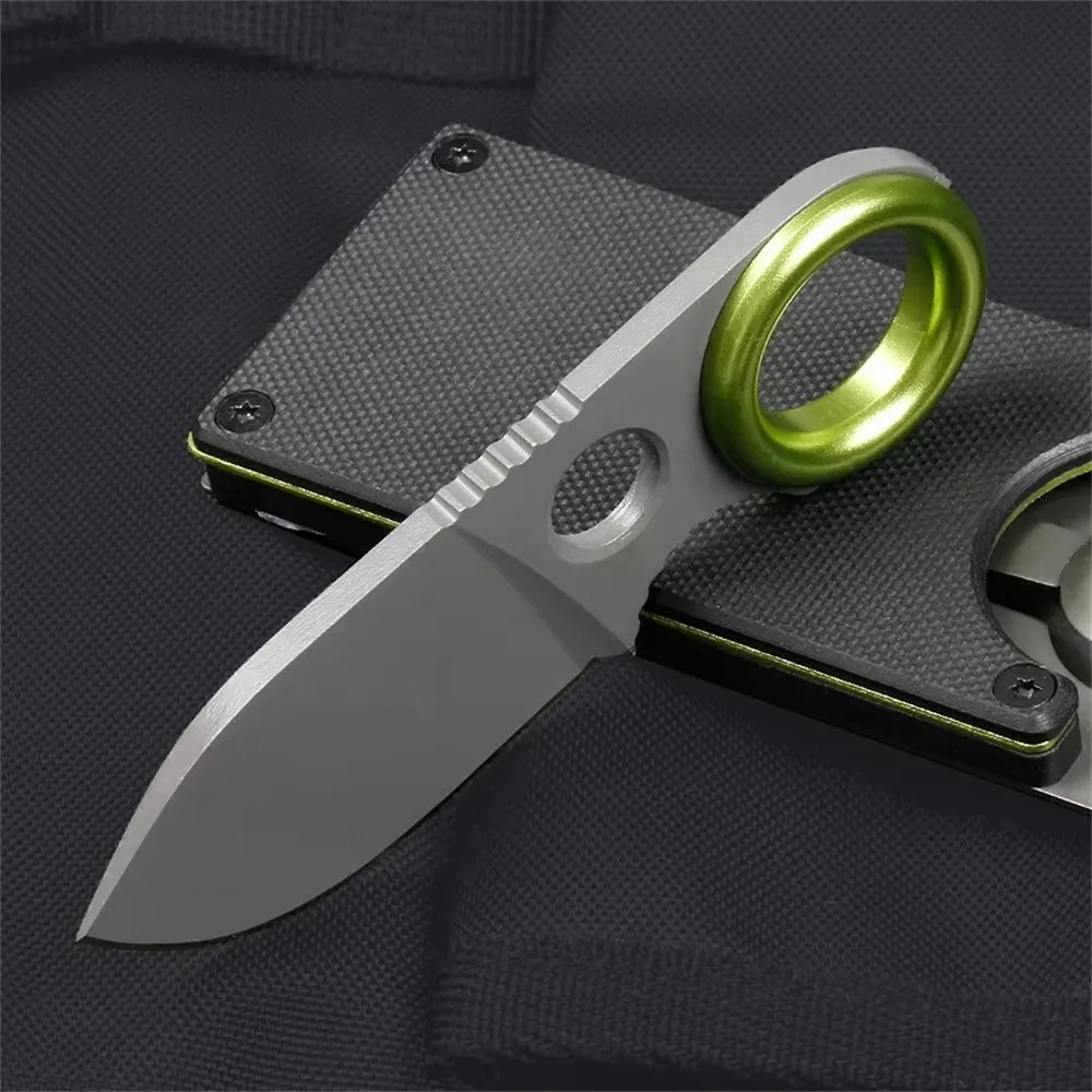 Mini Navaja de Hoja Fija con A - Edc Carry Fixed Blade reseña y precio