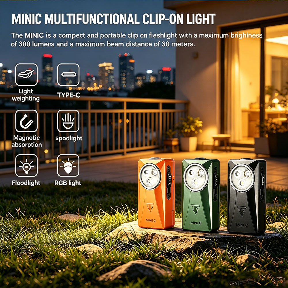 Linterna Trustfire MINIC de 80 - Edc Carry Flashlight reseña y precio