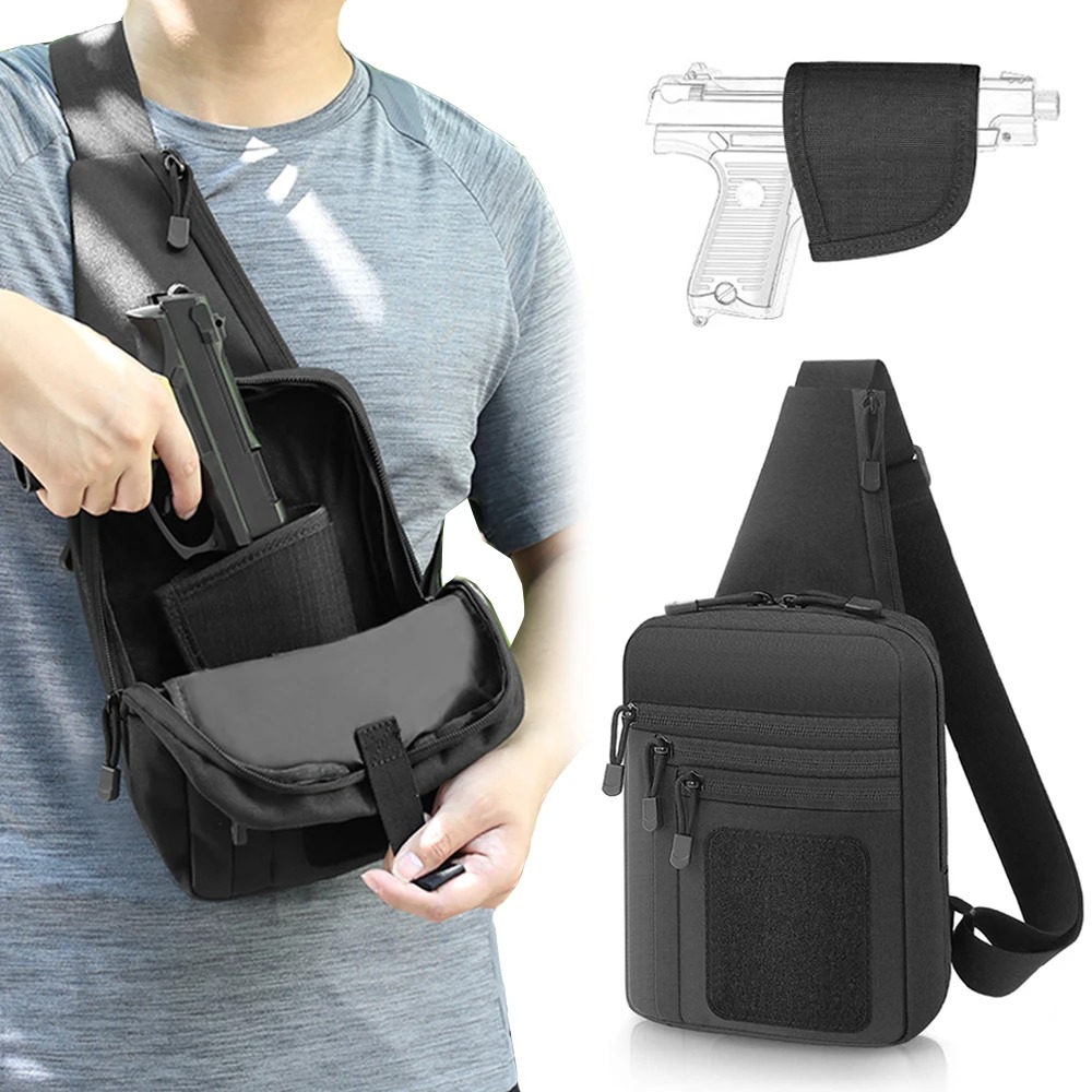 Bolsa Táctica para Pistola, Fu - Edc Concealed Carry Sling Bag reseña y precio