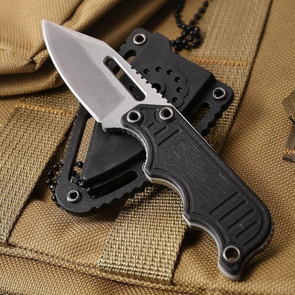 Cuchillo de cuello portátil co - Edc Carry Fixed Blade reseña y precio