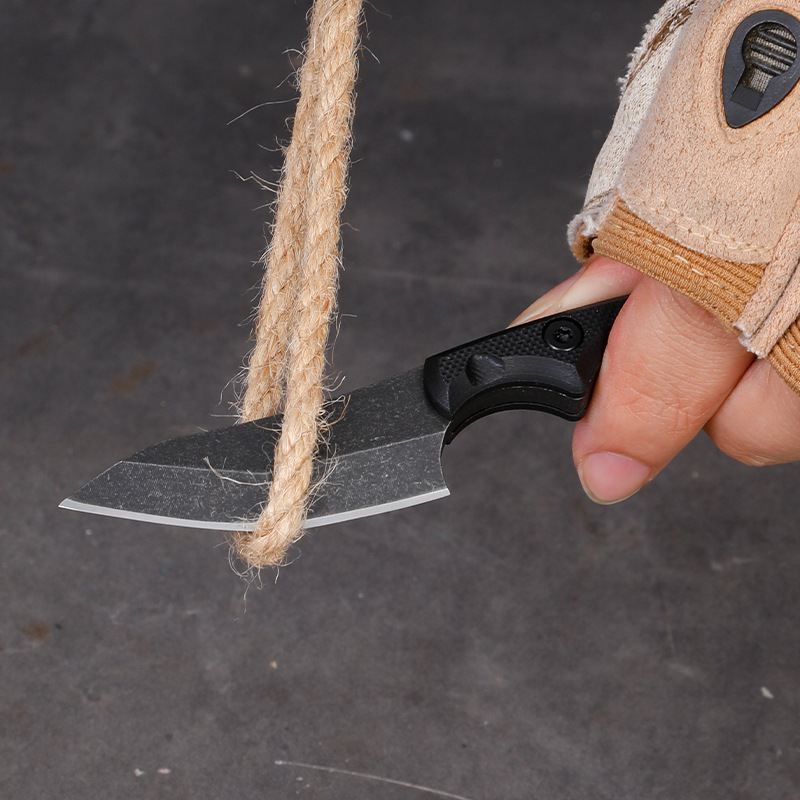 Cuchillo de hoja fija pequeña  - Edc Carry Fixed Blade reseña y precio
