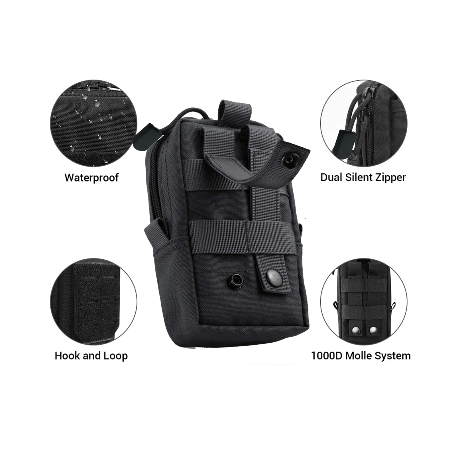 Bolsa táctica Molle, riñonera  - Edc Deep Carry reseña y precio