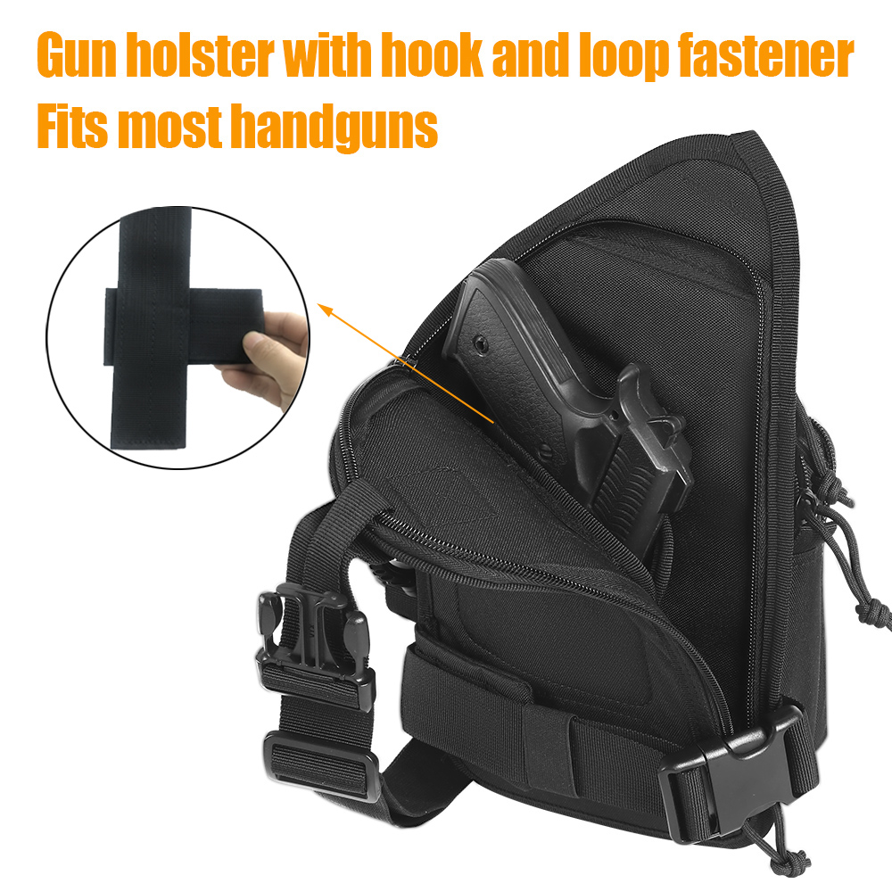 Bolso táctico oculto para tran - Edc Concealed Carry Sling Bag reseña y precio