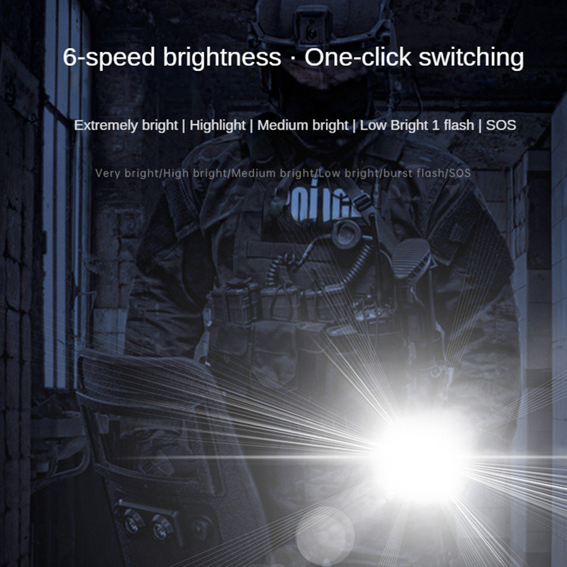 Linterna EDC portátil tipo C,  - Edc Carry Flashlight reseña y precio