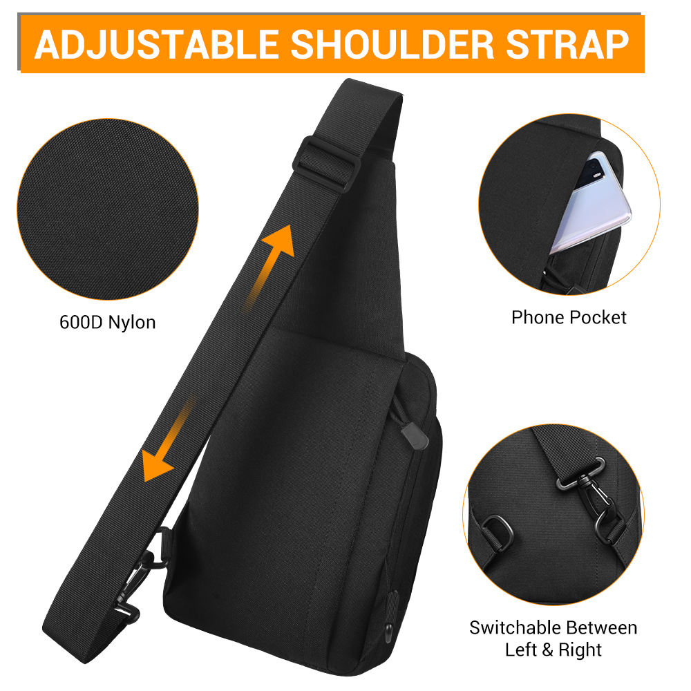 Bolso táctico para pistola, ba - Edc Concealed Carry Sling Bag reseña y precio