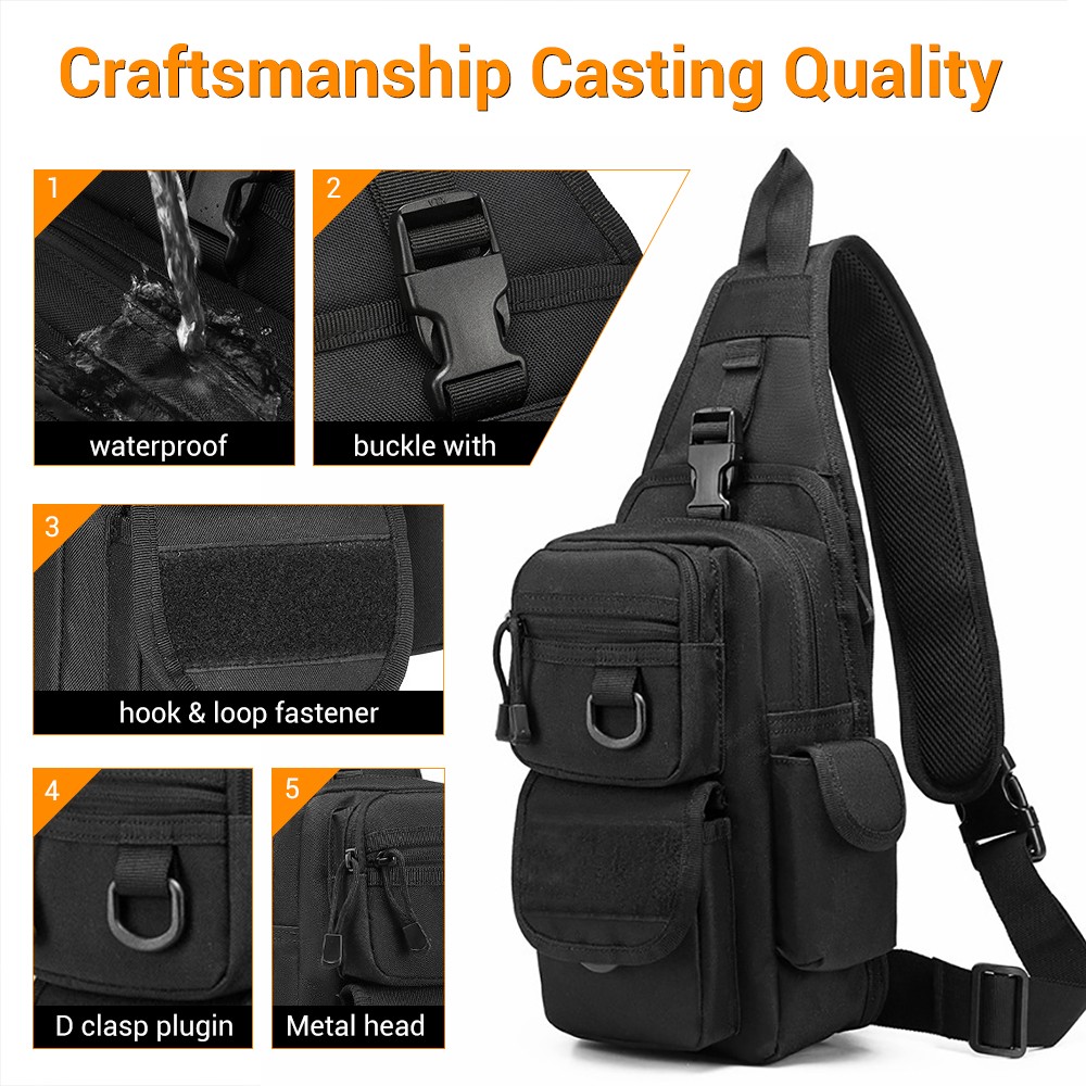Bolso Táctico para Pistola, Bo - Edc Concealed Carry Sling Bag reseña y precio