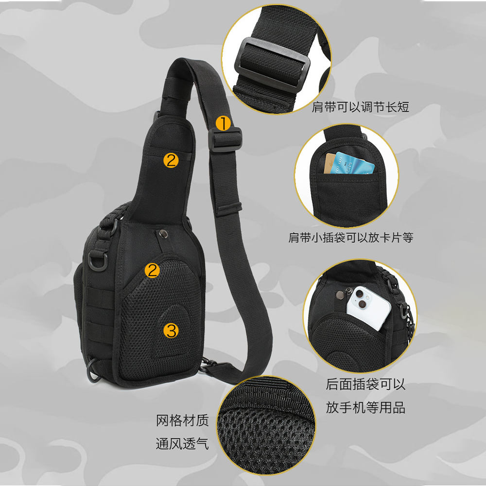 Bolsa Táctica de Hombro, Multi - Edc Concealed Carry Sling Bag reseña y precio